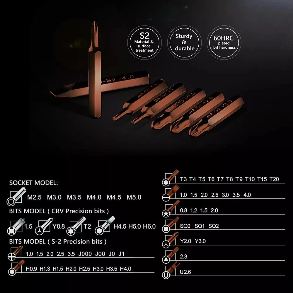 Picture of JAKEMY JM-8166 61 in 1 Screwdriver kits Repair Hand Tools Kit